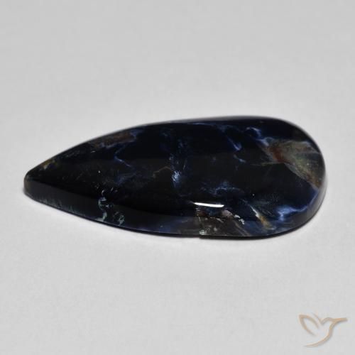 Pietersite Multicolore naturale da 8.60 ct, Forma a pera, Opaco