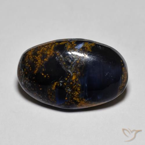 8.24ct Naturale Multicolore Pietersite, Ovale, Opaco