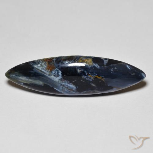 6.87ct Naturale Multicolore Pietersite, Taglio marquise, Opaco