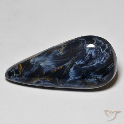 13.82ct Naturale Multicolore Pietersite, Forma a pera, Opaco