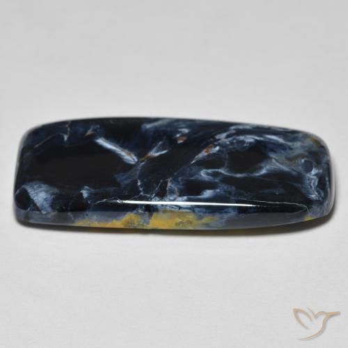 Pietersite Multicolore naturale da 12.46 ct, Taglio a baguette, Opaco