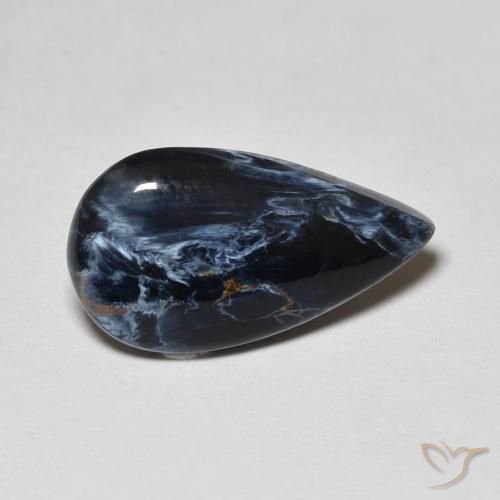 Pietersite Multicolore naturale da 2.66 ct, Forma a pera, Opaco
