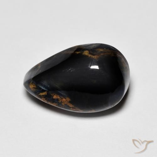 Pietersite Multicolore naturale da 4.14 ct, Forma a pera, Opaco
