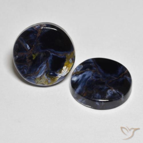 Gemme di Pietersite Multicolore naturale da 11.53 ct, Rotondo, Opaco