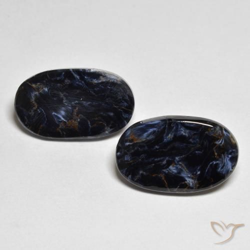 10.39ctw Naturale Multicolore Pietersite, Ovale, Opaco
