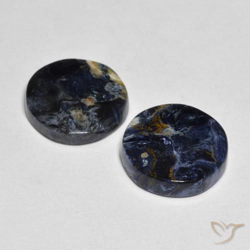 Gemme di Pietersite Multicolore naturale da 4.46 ct, Rotondo, Opaco