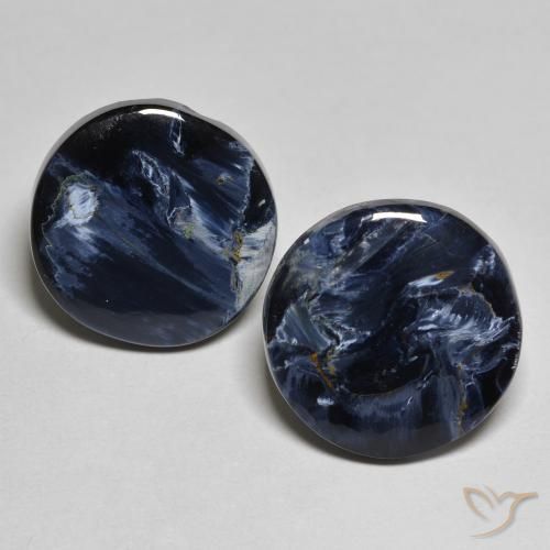 12.36ctw Naturale Multicolore Pietersite, Rotondo, Opaco