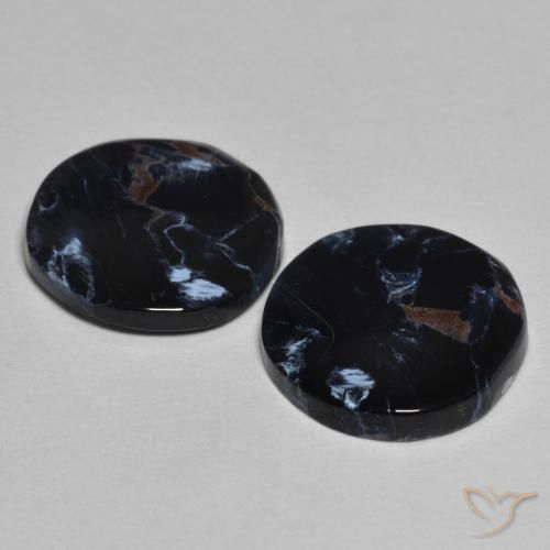 Gemme di Pietersite Multicolore naturale da 5.05 ct, Rotondo, Opaco