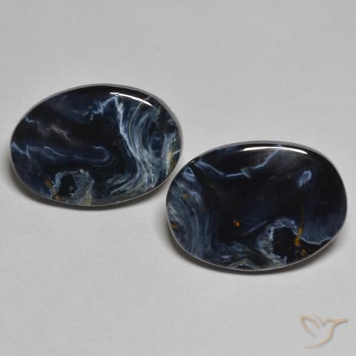 9.78ctw Naturale Multicolore Pietersite, Ovale, Opaco