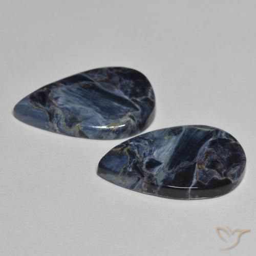 Gemme di Pietersite Multicolore naturale da 8.69 ct, Forma a pera, Opaco