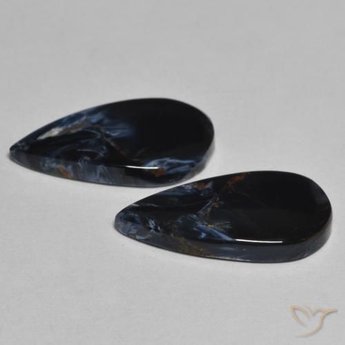 Gemme di Pietersite Multicolore naturale da 5.89 ct, Forma a pera, Opaco