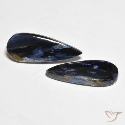 Gemme di Pietersite Multicolore naturale da 5.47 ct, Forma a pera, Opaco