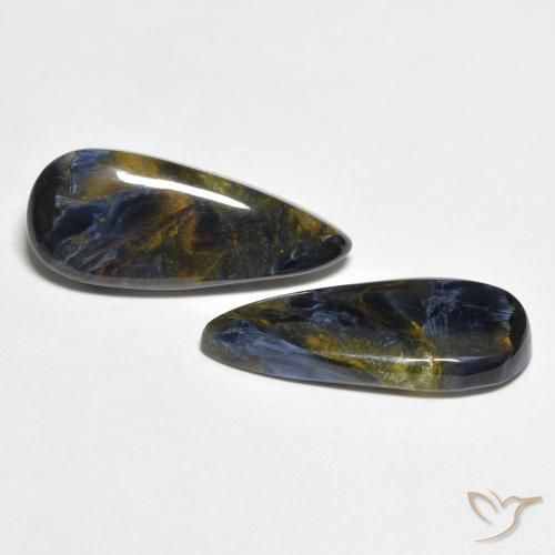 Gemme di Pietersite Multicolore naturale da 4.33 ct, Forma a pera, Opaco