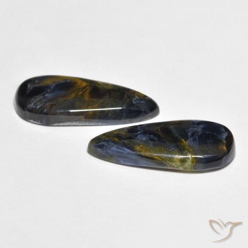 Gemme di Pietersite Multicolore naturale da 4.33 ct, Forma a pera, Opaco