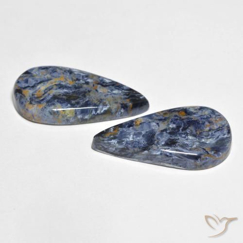 Gemme di Pietersite Multicolore naturale da 10.36 ct, Forma a pera, Opaco