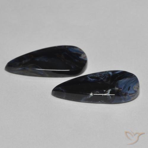 Gemme di Pietersite Multicolore naturale da 3.40 ct, Forma a pera, Opaco