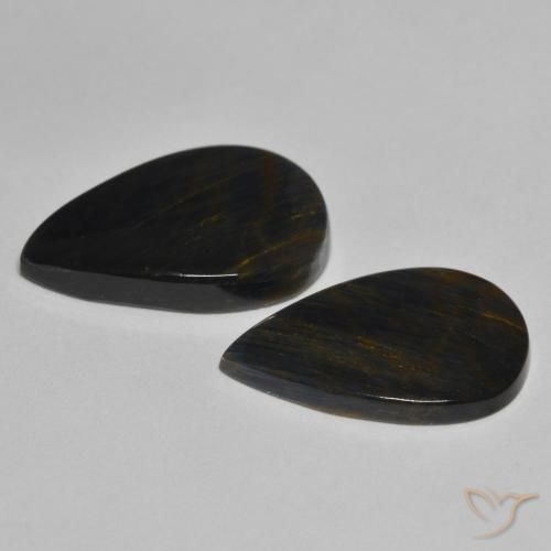 Gemme di Pietersite Multicolore naturale da 8.20 ct, Forma a pera, Opaco