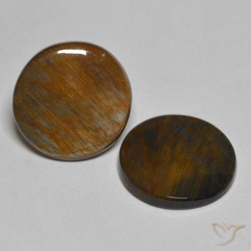 Gemme di Pietersite Multicolore naturale da 4.27 ct, Rotondo, Opaco