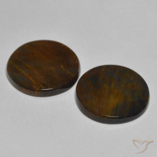 Gemme di Pietersite Multicolore naturale da 4.27 ct, Rotondo, Opaco