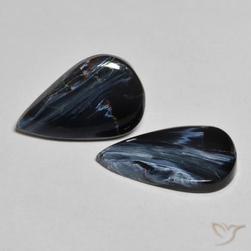 Gemme di Pietersite Multicolore naturale da 5.25 ct, Forma a pera, Opaco
