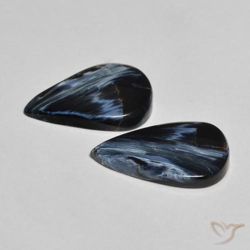 Gemme di Pietersite Multicolore naturale da 5.25 ct, Forma a pera, Opaco