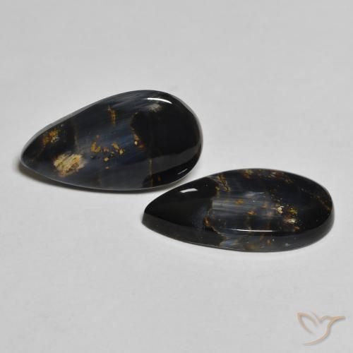 Gemme di Pietersite Multicolore naturale da 7.21 ct, Forma a pera, Opaco