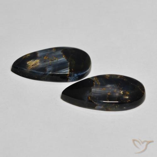 Gemme di Pietersite Multicolore naturale da 7.21 ct, Forma a pera, Opaco