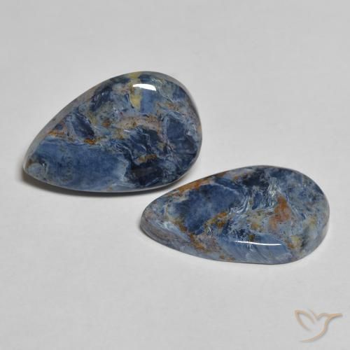 Gemme di Pietersite Multicolore naturale da 7.67 ct, Forma a pera, Opaco