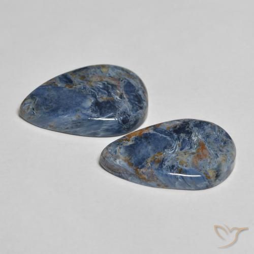 Gemme di Pietersite Multicolore naturale da 7.67 ct, Forma a pera, Opaco