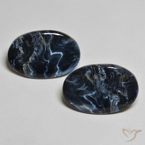 12.11ctw Naturale Multicolore Pietersite, Ovale, Opaco