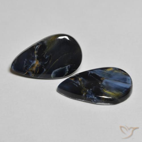 Gemme di Pietersite Multicolore naturale da 6.58 ct, Forma a pera, Opaco