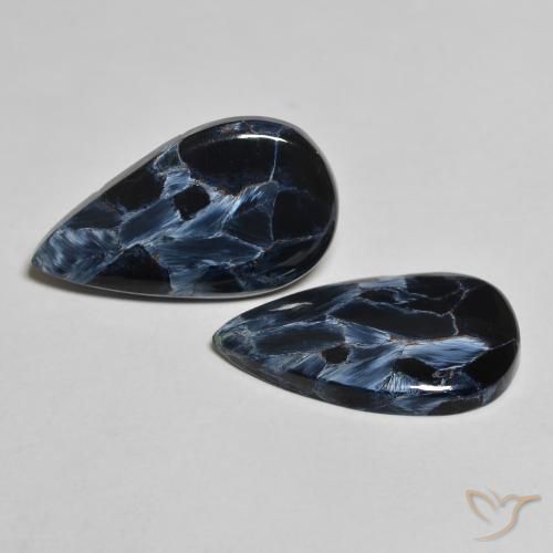Gemme di Pietersite Multicolore naturale da 9.55 ct, Forma a pera, Opaco
