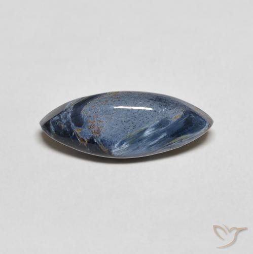 2.02ct Naturale Multicolore Pietersite, Taglio marquise, Opaco