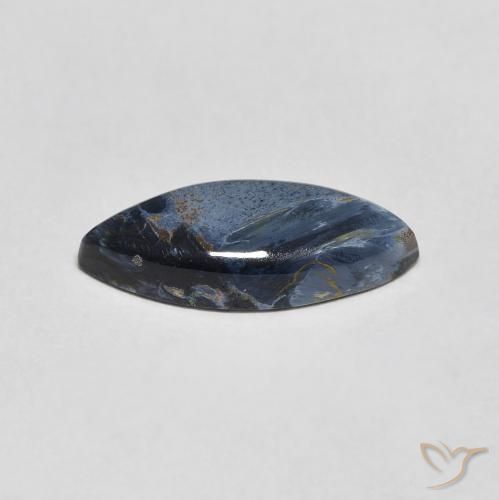 Pietersite Multicolore naturale da 2.02 ct, Taglio marquise, Opaco