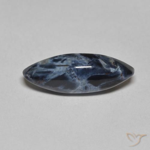 2.39ct Naturale Multicolore Pietersite, Taglio marquise, Opaco