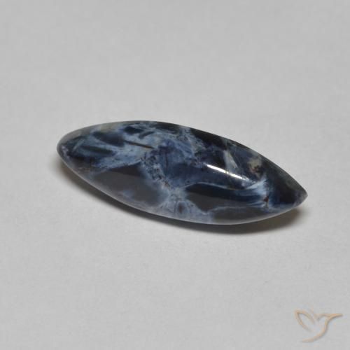 Pietersite Multicolore naturale da 2.39 ct, Taglio marquise, Opaco