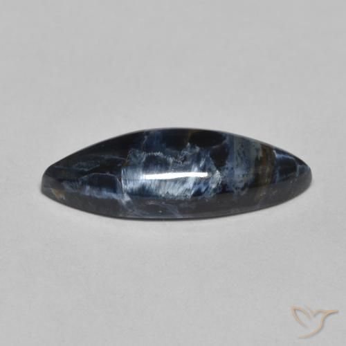Pietersite Multicolore naturale da 3.03 ct, Taglio marquise, Opaco