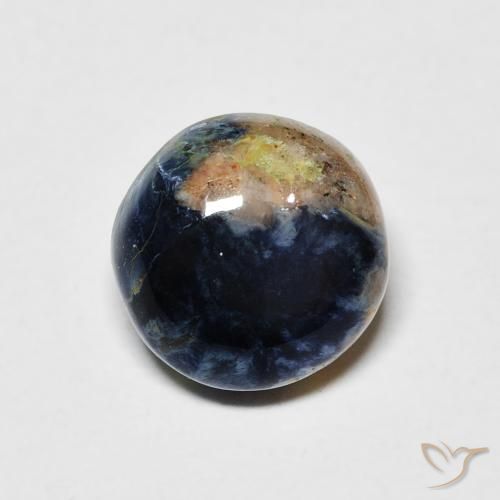 1.35ct Naturale Multicolore Pietersite, Rotondo, Opaco