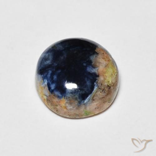 Pietersite Multicolore naturale da 1.35 ct, Rotondo, Opaco