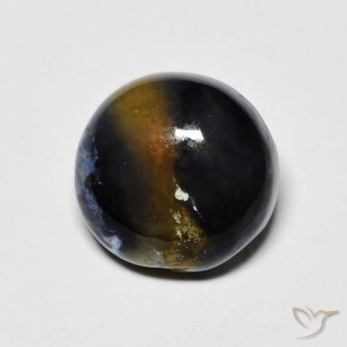 Pietersite Multicolore naturale da 1.60 ct, Rotondo, Opaco