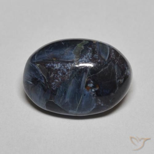 4.92ct Naturale Multicolore Pietersite, Ovale, Opaco