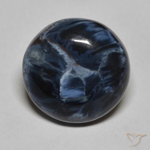 7.08ct Naturale Multicolore Pietersite, Rotondo, Opaco