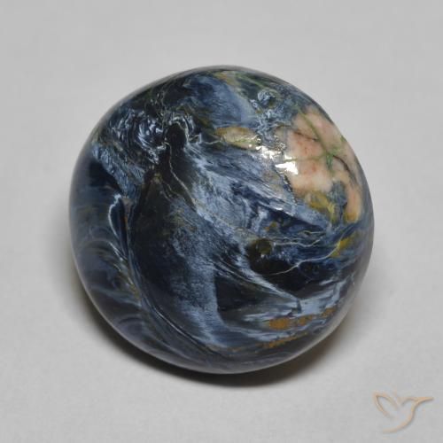 Pietersite Multicolore naturale da 6.82 ct, Rotondo, Opaco