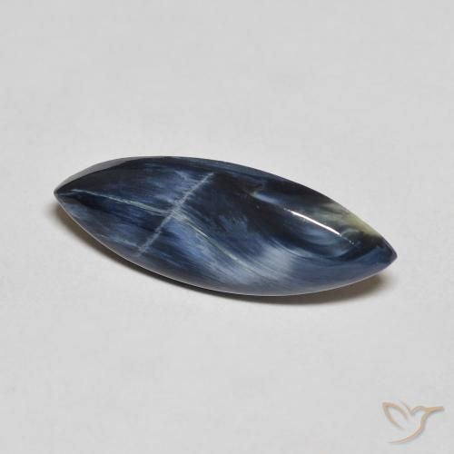 Pietersite Multicolore naturale da 4.06 ct, Taglio marquise, Opaco