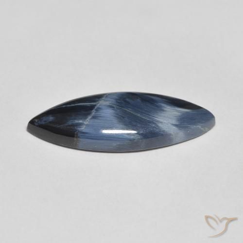Pietersite Multicolore naturale da 4.06 ct, Taglio marquise, Opaco