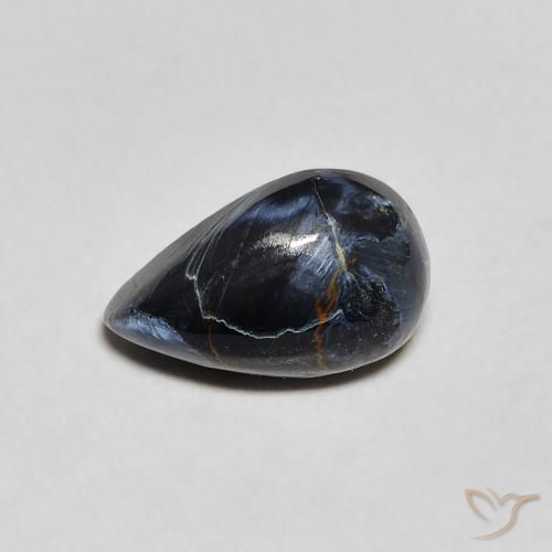 1.32ct Naturale Multicolore Pietersite, Forma a pera, Opaco