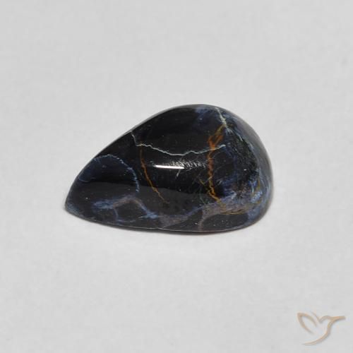 Pietersite Multicolore naturale da 1.32 ct, Forma a pera, Opaco