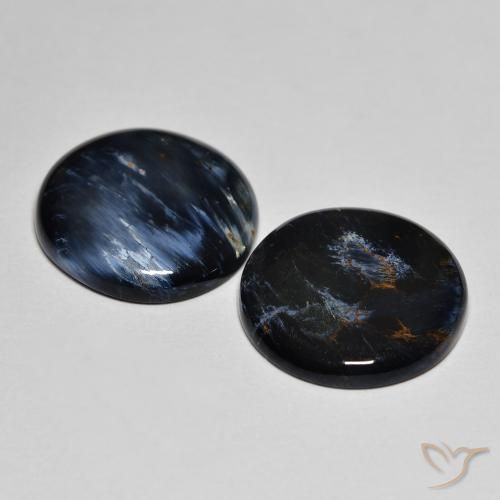 Gemme di Pietersite Multicolore naturale da 10.36 ct, Rotondo, Opaco