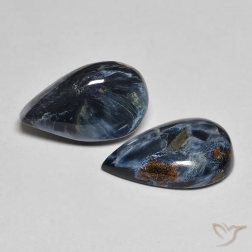 Gemme di Pietersite Multicolore naturale da 4.67 ct, Forma a pera, Opaco