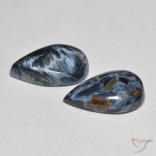 Gemme di Pietersite Multicolore naturale da 4.67 ct, Forma a pera, Opaco